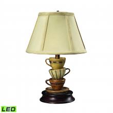 ELK Home Plus 93-10013-LED - Accent Lamp 12.8'' High 1-Light Table Lamp - Multicolor - Includes LED Bulb