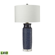 ELK Home Plus D2594-LED - Wrapped Rope Table Lamp in Navy Blue - LED