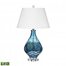 ELK Home Plus D3060-LED - Gush 29'' High 1-Light Table Lamp - Blue - Includes LED Bulb