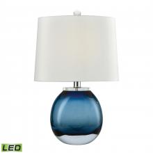 ELK Home Plus D3854BL-LED - Playa Linda 19'' High 1-Light Table Lamp - Blue - Includes LED Bulb