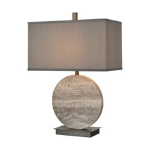 ELK Home Plus D4232 - Vermouth Table Lamp in Dark Dunbrook and Grey Stone