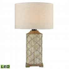 ELK Home Plus D4388-LED - Sloan 24.5'' High 1-Light Outdoor Table Lamp - Antique Gray - Includes LED Bulb