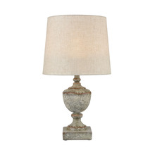 ELK Home Plus D4389 - Regus Outdoor Table Lamp in Grey and Antique White