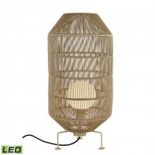 ELK Home Plus D4622-LED - Corsica 32'' High 1-Light Outdoor Floor Lamp - Beige - Includes LED Bulb