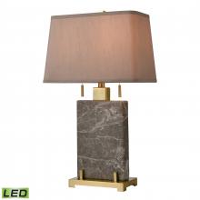 ELK Home Plus D4704-LED - Windsor 27'' High 2-Light Table Lamp - Honey Brass - Includes LED Bulbs