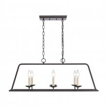 ELK Home Plus EC89695/6 - Joanie 34'' Wide 6-Light Linear Chandelier - Old Bronze