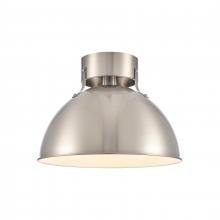 ELK Home Plus EC89734/1 - Zayne 12'' Wide 1-Light Semi Flush - Brushed Nickel