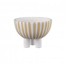 ELK Home Plus H0017-10643 - Booth Striped Bowl - Small (2 pack)