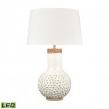 ELK Home Plus H0019-7993-LED - Elinor 32'' High 1-Light Table Lamp - White - Includes LED Bulb