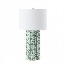 ELK Home Plus H0809-11884 - Etten 27'' High 1-Light Table Lamp - Green