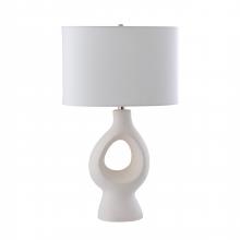 ELK Home Plus H0809-11886-LED - Fenimore 27'' High 1-Light Table Lamp - White - Includes LED Bulb