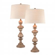 ELK Home Plus S0019-8046/S2 - Copperas Cove 36'' High 1-Light Table Lamp - Set of 2 Washed Oak