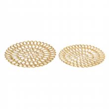 ELK Home Plus S0807-12078/S2 - Regina Tray - Set of 2 Gold (2 pack) (2 pack)