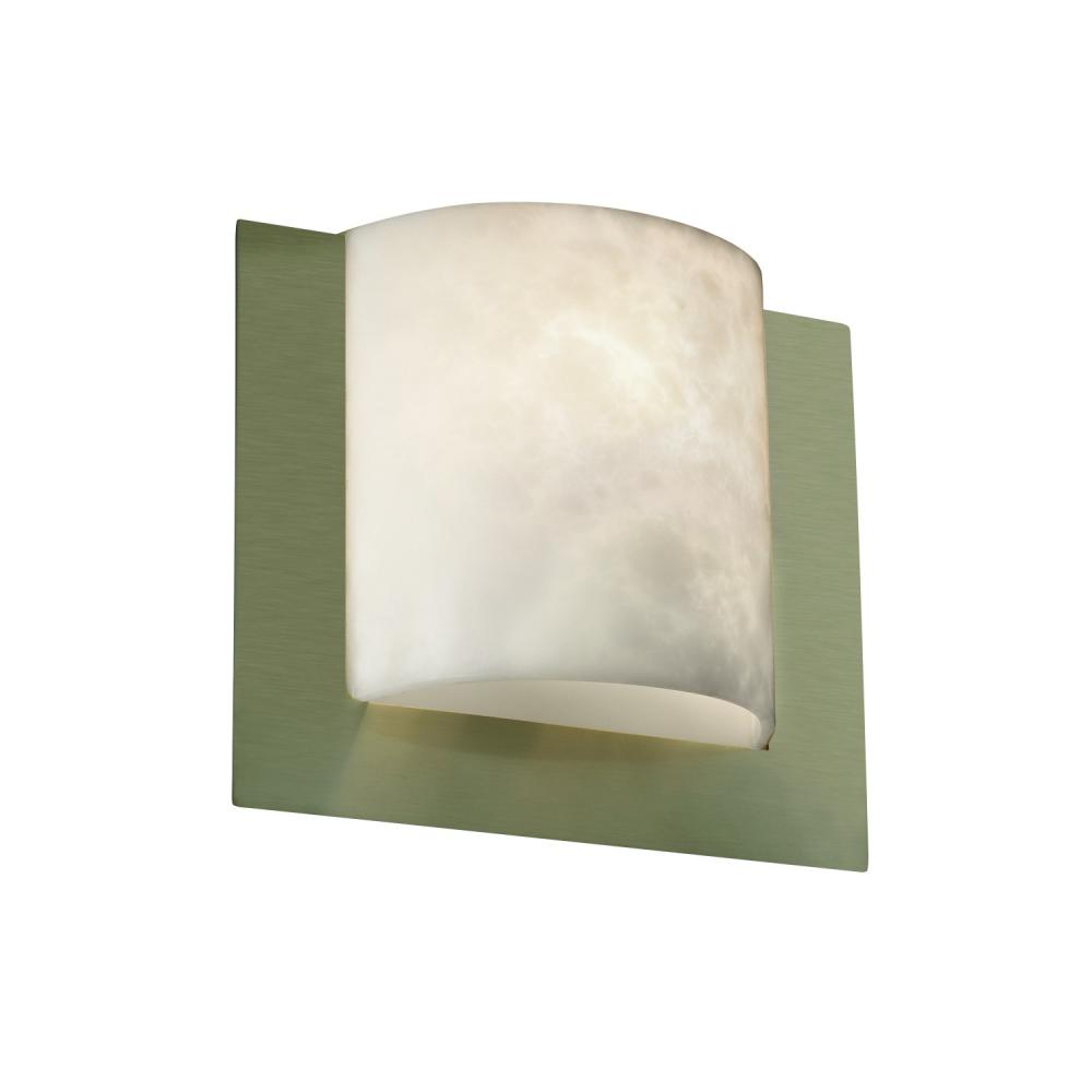 Framed Square 3-Sided Wall Sconce (ADA)