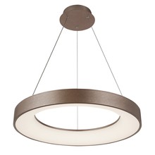 Justice Design Group ACR-4062-OPAL-LTBZ - Sway 24" Round LED Pendant