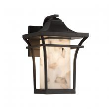 Justice Design Group ALR-7521W-DBRZ - Summit Small 1-Light LED Outdoor Wall Sconce