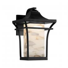 Justice Design Group ALR-7524W-MBLK - Summit Large 1-Light LED Outdoor Wall Sconce