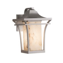 Justice Design Group ALR-7524W-NCKL - Summit Large 1-Light LED Outdoor Wall Sconce