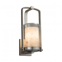 Justice Design Group ALR-7581W-10-NCKL - Atlantic Small Outdoor Wall Sconce