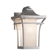 Justice Design Group CLD-7521W-NCKL - Summit Small 1-Light LED Outdoor Wall Sconce