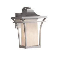 Justice Design Group CLD-7524W-NCKL - Summit Large 1-Light LED Outdoor Wall Sconce