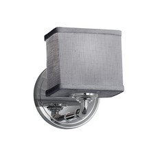 Justice Design Group FAB-8467-55-GRAY-CROM - Bronx ADA 1-Light Wall Sconce