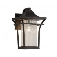 Justice Design Group FSN-7521W-SEED-DBRZ - Summit Small 1-Light LED Outdoor Wall Sconce