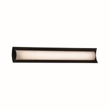 Justice Design Group FSN-8635-OPAL-MBLK - Lineate 30" Linear LED Wall/Bath