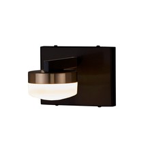 Justice Design Group FSN-8991-OPAL-MBBR - Puck 1-Light LED Wall Sconce