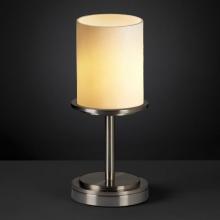 Justice Design Group CNDL-8798-10-AMBR-MBLK - Dakota 1-Light Table Lamp (Short)