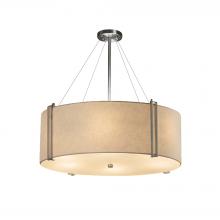 Justice Design Group FAB-9517-CREM-NCKL-LED8-5600 - Reveal 48" LED Drum Pendant