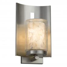 Justice Design Group ALR-7591W-10-NCKL-LED1-700 - Embark 1-Light Outdoor LED Wall Sconce