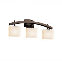 Justice Design Group FSN-8593-55-OPAL-DBRZ - Archway 3-Light Bath Bar