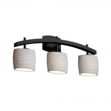 Justice Design Group POR-8593-10-BANL-DBRZ - Archway 3-Light Bath Bar