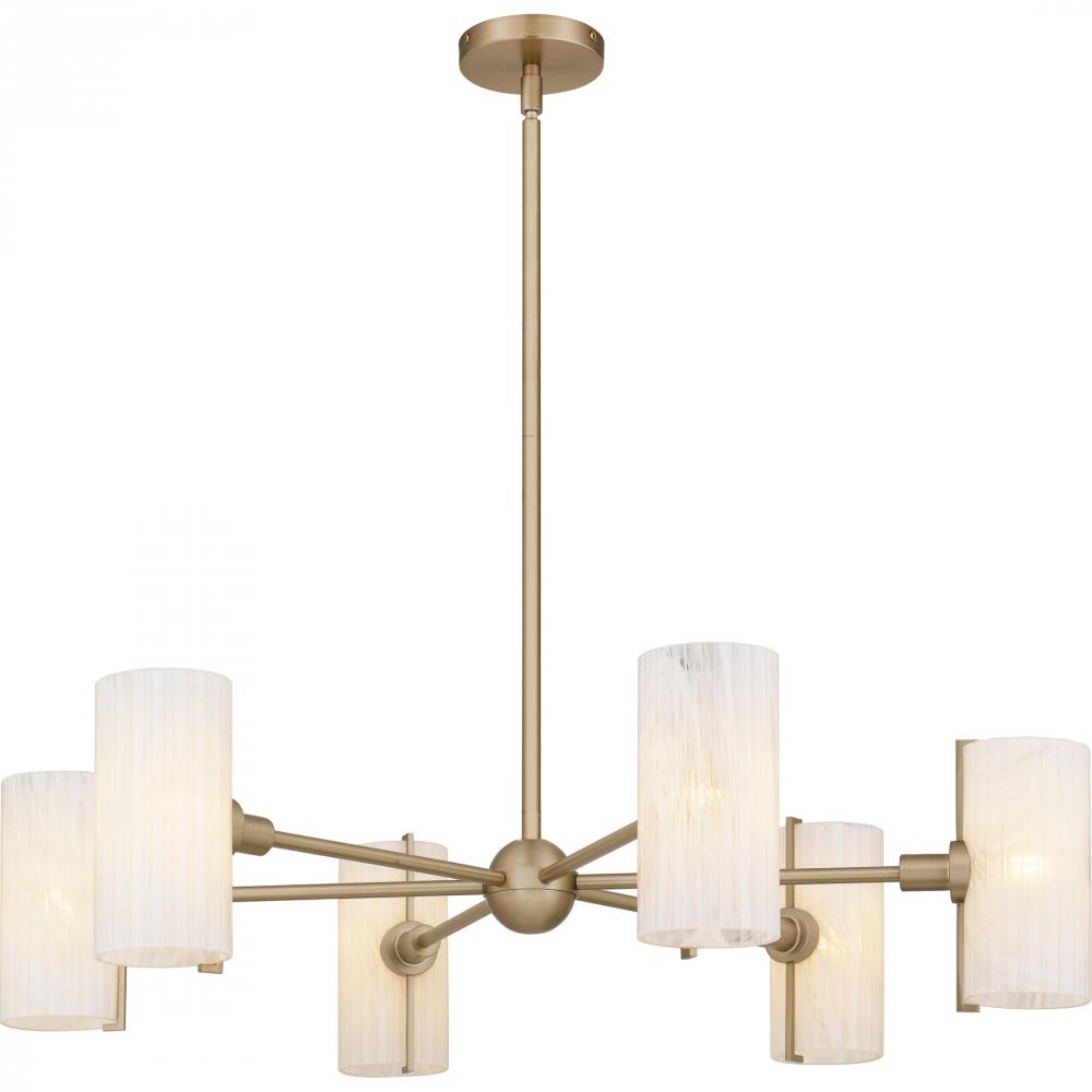 Curran 6-Light Bronze Gold Chandelier