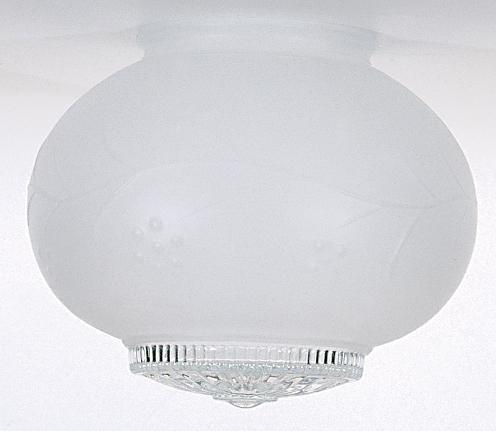 Hall Glass Shade; Diameter 5.56 inch; Fitter 3-1/4 inch; Height 5 inch