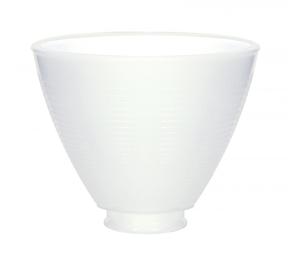 I.E.S. Shade; Diameter 6 inch; Height 4-3/4 inch; Fitter 2-1/4 inch