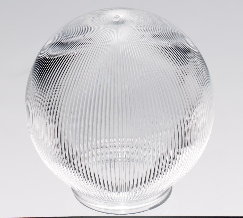 Clear Prismatic Ball; 6 inch Diameter; 3-1/4 inch Fitter