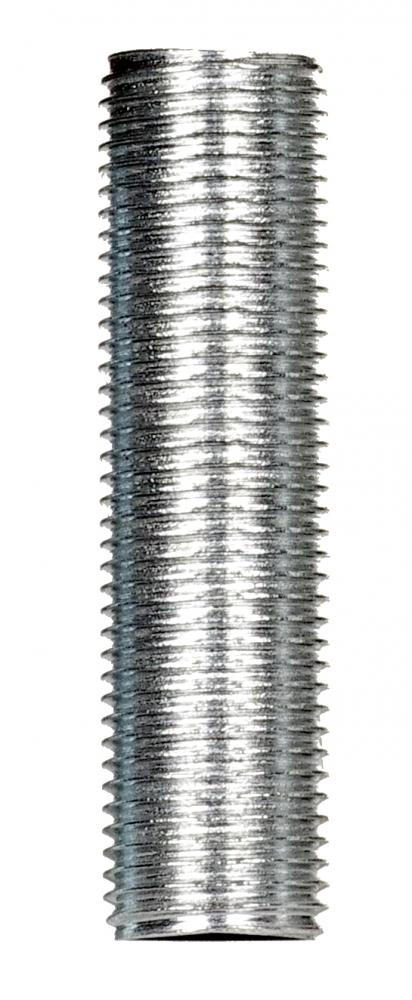 1/8 IP Steel Nipple; Zinc Plated; 6-1/8" Length; 3/8" Wide