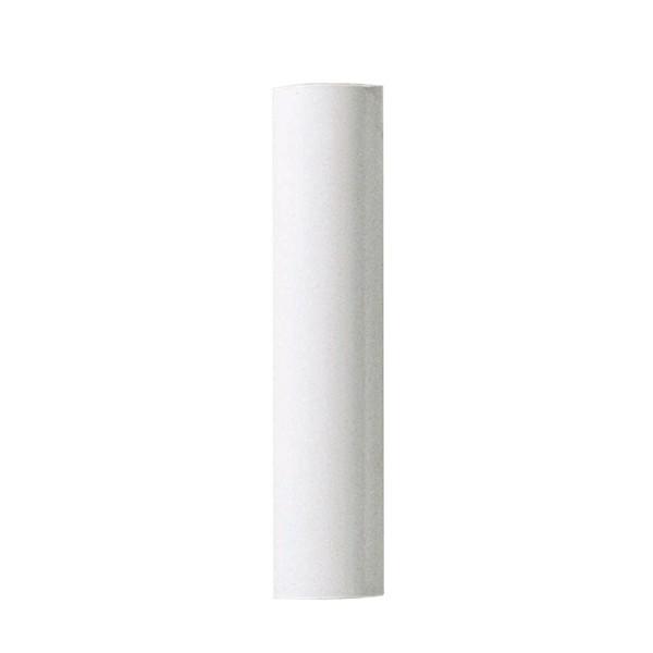 Plastic Drip Candle Cover; White Plastic; 1-3/16" Inside Diameter; 1-1/4" Outside Diameter;