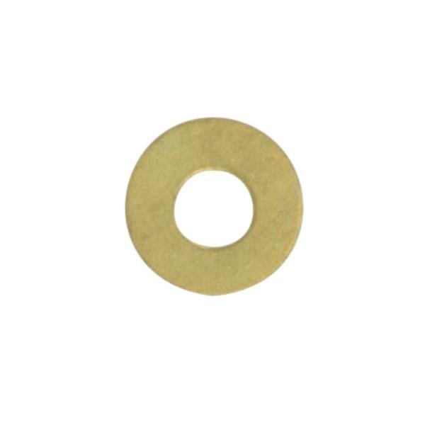Light Steel Washer; 1/8 IP Slip; 24 Gauge; Brass Plated Finish; 3/4" Diameter