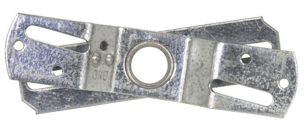 Double Crossbar; Screw Holes; 2-3/4" And 3-7/8" Center To Center