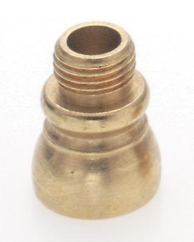 Brass Beaded Nozzles Brass Burnished And Lacquered; 1/4 F x 1/8 M