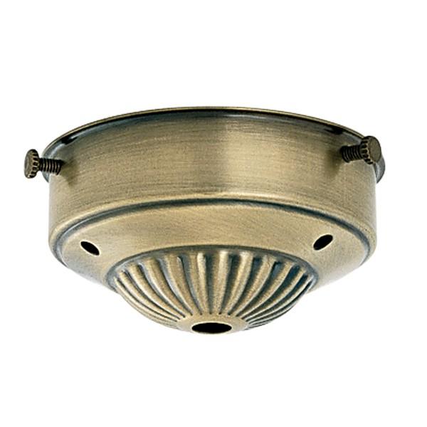 2-1/4" Fitter; Antique Brass Finish