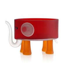 Oggetti Luce 24-02-76 - ST/ BEN, elephant bowl, red