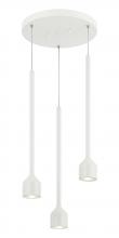 Matteo Lighting C35403WH - 3 LT "LUMENAGIO" WHITE LED GU 10W PENDANT