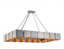 Matteo Lighting C59318SV - Mattone Chandelier