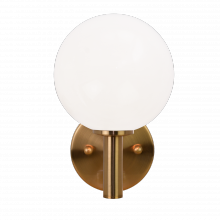 Matteo Lighting S06001AGOP - Cosmo Aged Gold Brass Wall Sconce