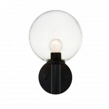 Matteo Lighting S06001BKCL - Cosmo Black Wall Sconce
