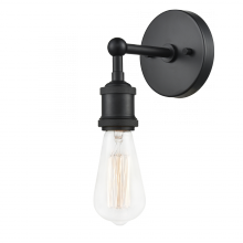 Matteo Lighting W46100BK - Bulstrode's Workshop Black Wall Sconce